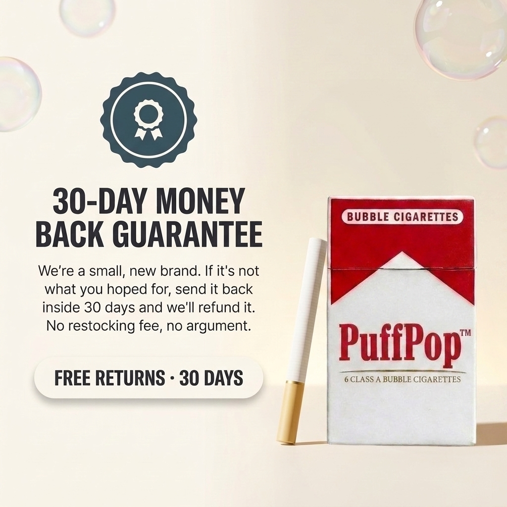 Bubble Cigarette Pack