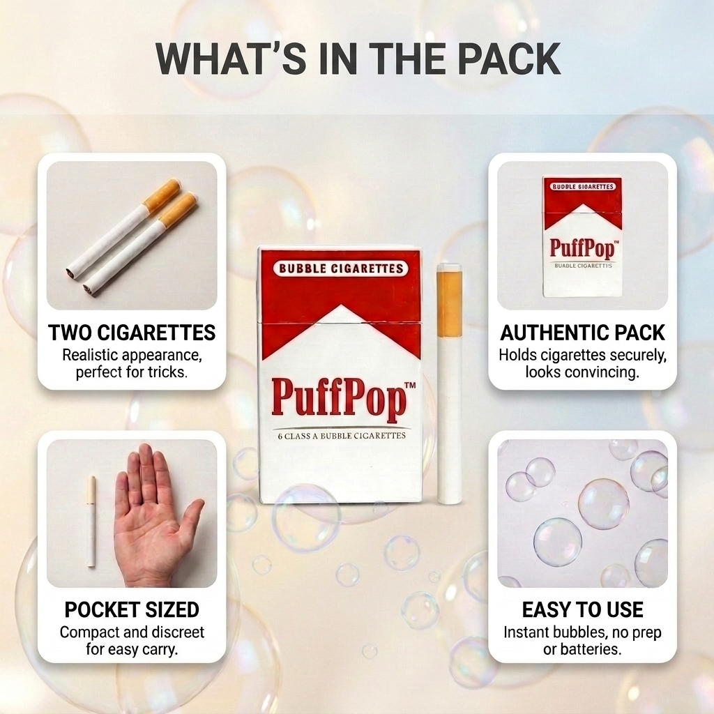 Bubble Cigarette Pack